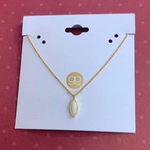 Gorjana opal pendant necklace